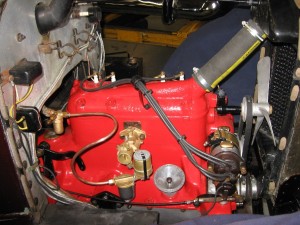 1922 Bullnose Morris engine back in position