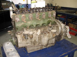 Alvis Speed 20 SA engine arrives for rebuild