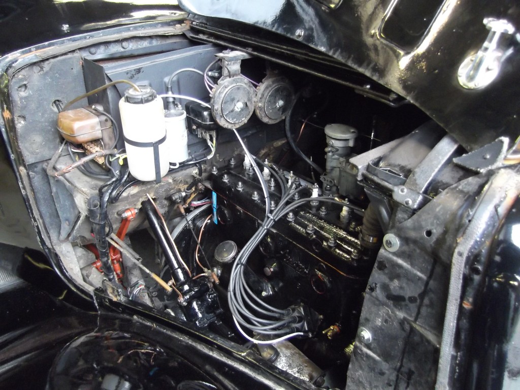 Engine bay upon completion